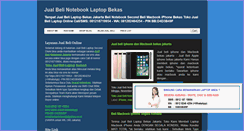 Desktop Screenshot of belinotebookbekas.com